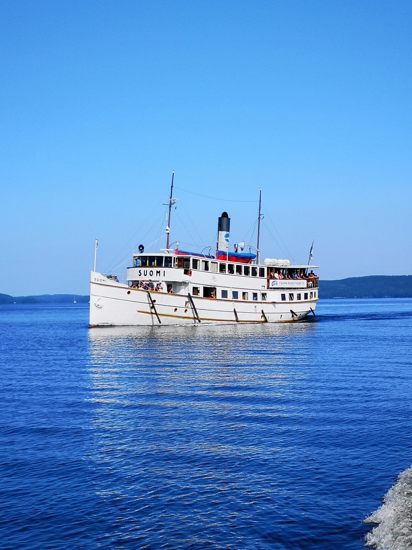 Päijänne-Risteilyt Hilden-suomi-laiva vesillä